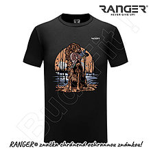 Topy, tričká, tielka - Tričko RANGER® - Poľovník (Čierna) - 15739338_