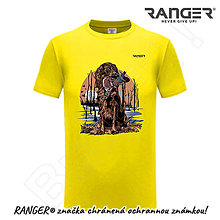 Topy, tričká, tielka - Tričko RANGER® - Poľovník (Žltá) - 15739340_