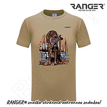 Topy, tričká, tielka - Tričko RANGER® - Poľovník (Béžová) - 15739341_
