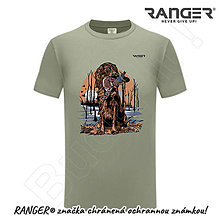 Topy, tričká, tielka - Tričko RANGER® - Poľovník (Zelená) - 15739345_