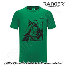 Topy, tričká, tielka - Tričko RANGER® - VLK - a (Zelená) - 15739504_