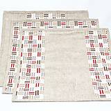 Úžitkový textil - NADIA - obliečka na vankúš(1)- dlaždice 40x40 - 15741731_