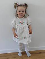 Detské oblečenie - Detské ľanové šaty - 15744692_