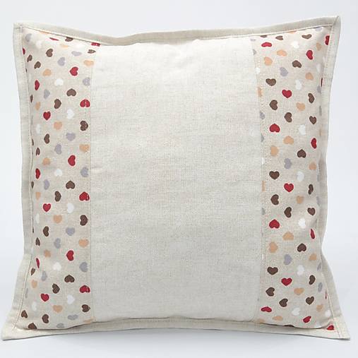 Úžitkový textil - NADIA - obliečka na vankúš(1)- srdiečko 40x40 - 15743114_