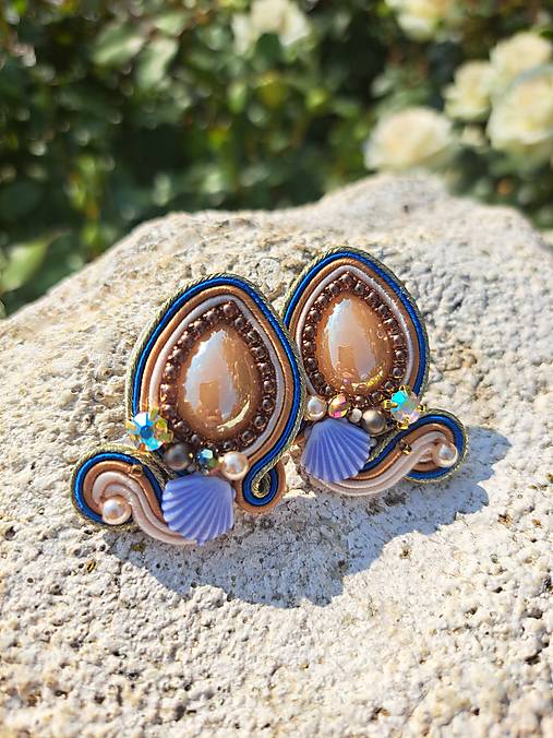 Náušnice - Miramar, náušnice - 15743571_