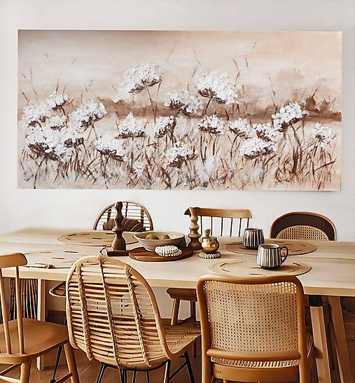 Obrazy - Lúka vône kávy 100x50 - 15743249_