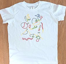 Detské oblečenie - Dětské tričko s motivem obrazu Joana Miró - 15746778_