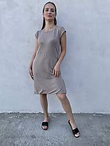 Šaty - Šaty s rozparkom TENCEL- krátke - 15746522_