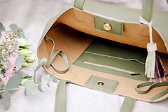 Veľké tašky - Zelená ,,shoperka,, - 15748493_