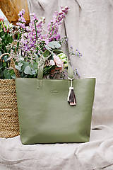Veľké tašky - Zelená ,,shoperka,, - 15748495_