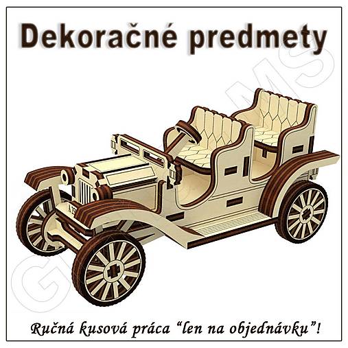 Dekorácie - Dekoračné auto - model C - 15748371_