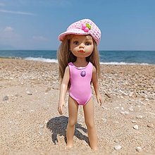 Hračky - Plavky pre bábiku Paola reina 32 cm  (Ružovo cyklamenova) - 15752130_