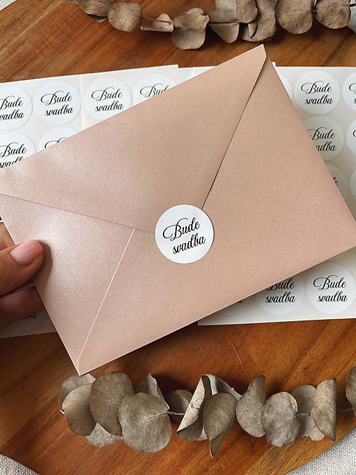 Úložné priestory & Organizácia - Nálepky Bude svadba - 20ks - 15749950_