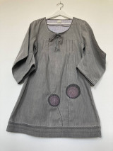 Blúzky a košele - Blúzko-šaty v šedom veľ.38 - 15750773_