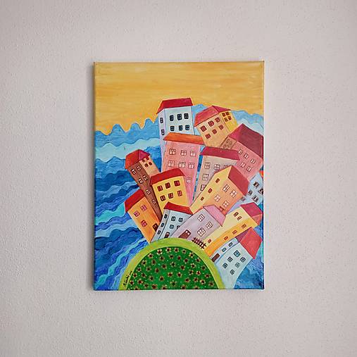 Obrazy - Obraz krajiny -  La Habana, mesto, 30 x 40 cm - 15752414_