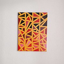 Obrazy - Geometrický abstrakt, akryl, 30 x 40 cm - 15752417_