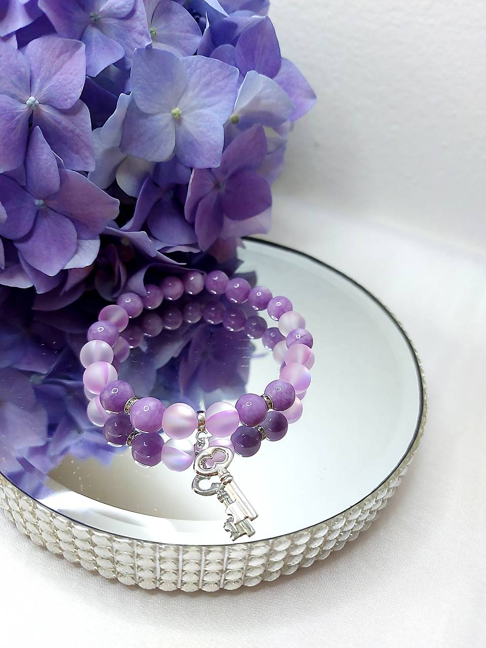 Náramok Purple Jadeit 2