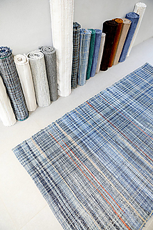 Úžitkový textil - Modrý džínsový koberec O´NEIL, 115 x 220 cm - 15749893_