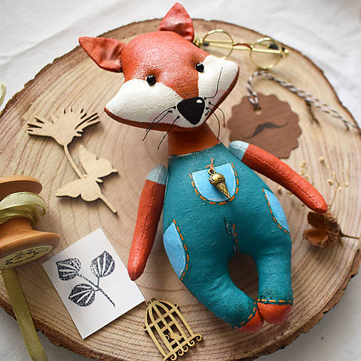 Hračky - Lišiak v nohaviciach - 15751445_