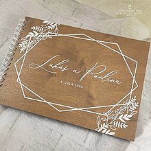 Papiernictvo - Svadobná kniha hostí SK022 - 15750992_