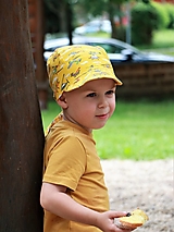 Detské čiapky - Letný detský šilt lietadlá - 15752583_