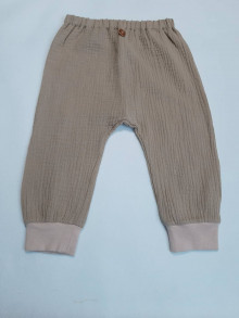 Detské oblečenie - Mušelínové nohavice( veľ.86) - LETNÝ VÝPREDAJ - 15754308_