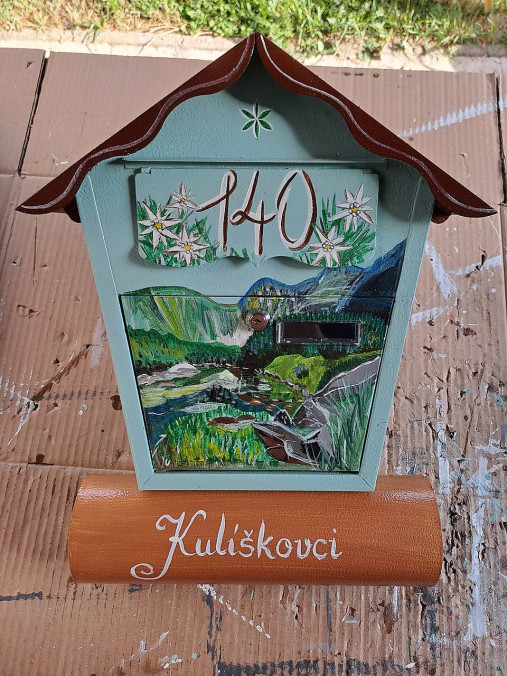 Úložné priestory & Organizácia - Maľovaná schránka - Roháče - 15752695_