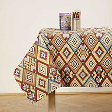 Úžitkový textil - Žakarový bavlnený obrus – Dakota - 15752859_
