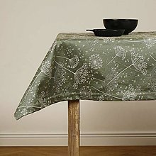 Úžitkový textil - Žakarový bavlnený obrus – Eole green - 15752989_