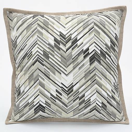 Úžitkový textil - NADIA - obliečka na vankúš(2) - cik-cak 40x40 - 15753111_