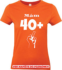 Topy, tričká, tielka - Mám XY+ dámske (XS - Oranžová) - 15754377_