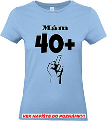 Topy, tričká, tielka - Mám XY+ dámske (XS - Modrá) - 15754395_
