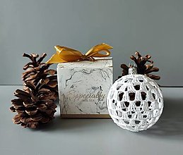 Dekorácie - Darčekové balenie - vianočná banka v krabičke - 15754279_
