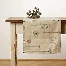 Úžitkový textil - Behúň na stôl – Lúčne kvety II - 15755484_