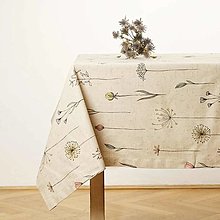 Úžitkový textil - Bavlnený obrus – Lúčne kvety II - 15755517_