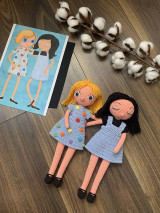 Hračky - bábiky - kamošky Mimi a Líza - 15756144_