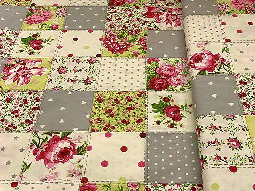 ❤️100% BAVLNA STOF FRANCÚZSKO ❤️PATCHWORK❤️