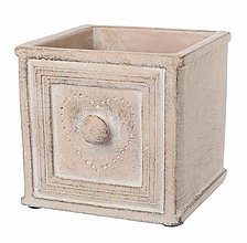 Iný materiál - Obal cementový šuflík bledý - dekorácia - 15757015_