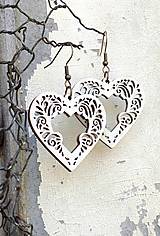 Náušnice - Náušnice - Srdce ornament - 15757611_