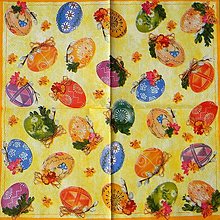 Papier - Veľkonočné vajíčka-servítka - 15757478_
