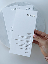 Svadobné menu DL simple