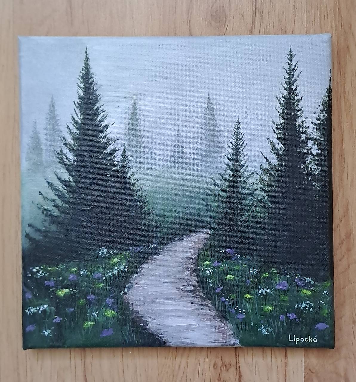 Malý obraz - Temný les