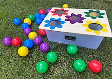 Hračky - Set na učenie farieb kvietky - 15758074_