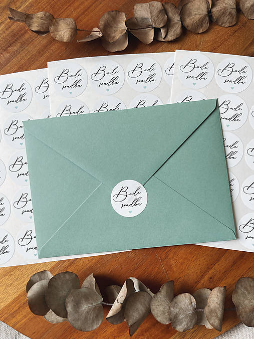 Úložné priestory & Organizácia - Nálepky Bude svadba - 20ks - 15760819_