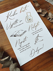 Papiernictvo - Kniha hostí A5 - Kartička ZLATÁ - 15760284_