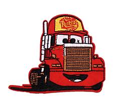 Galantéria - Nažehľovačka Červený kamión Car (NZ354) - 15762192_