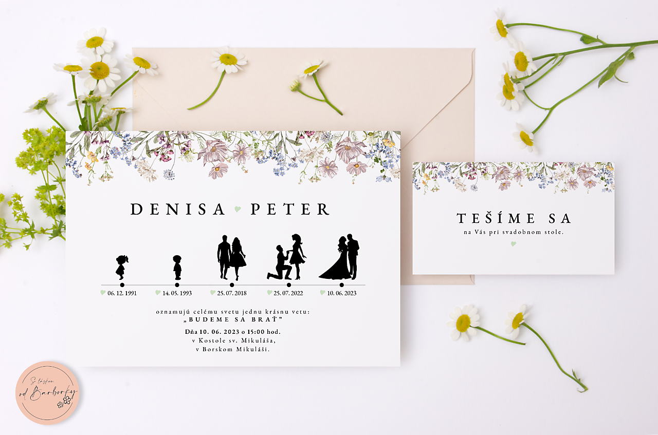 Svadobné oznámenie C#07