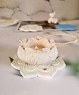 Svietidlá - Nádoba lotos na čajovú sviečku - 15761368_