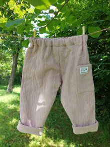 Detské oblečenie - Bambusové nohavice - 15761202_