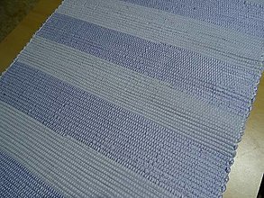Úžitkový textil - Tkaný koberec svetlo-fialový, elegantný - 15762443_